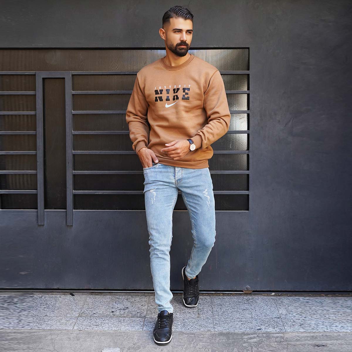 دورس نایک قهوه ای مردانه مدل MAHRAN