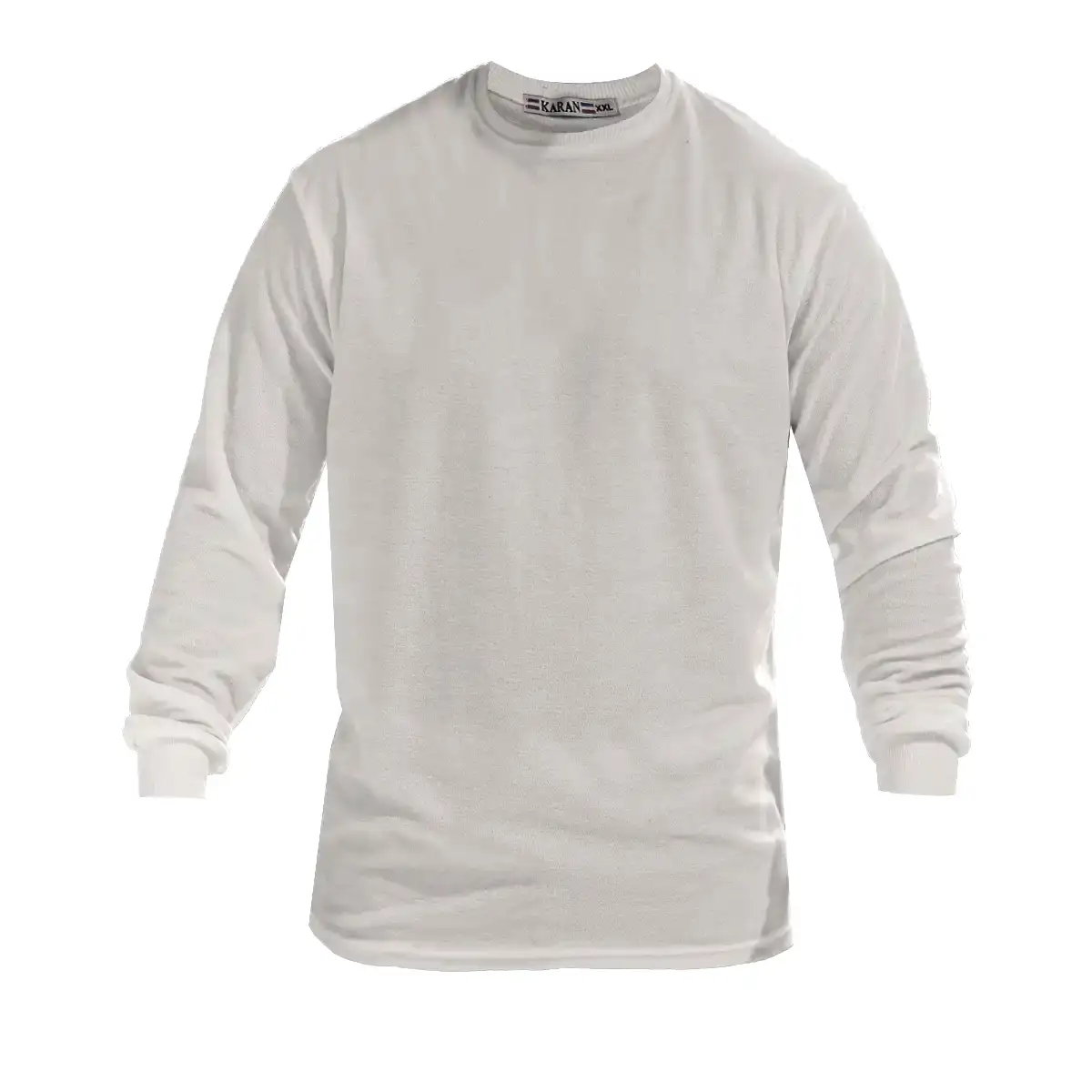 تیشرت آستین بلند سفید مدل Walii