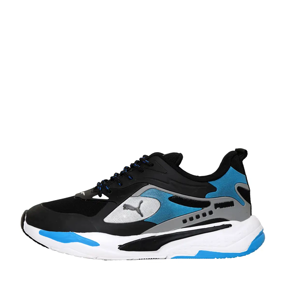 کفش ورزشی مردانه مشکی آبی مدل Pumash