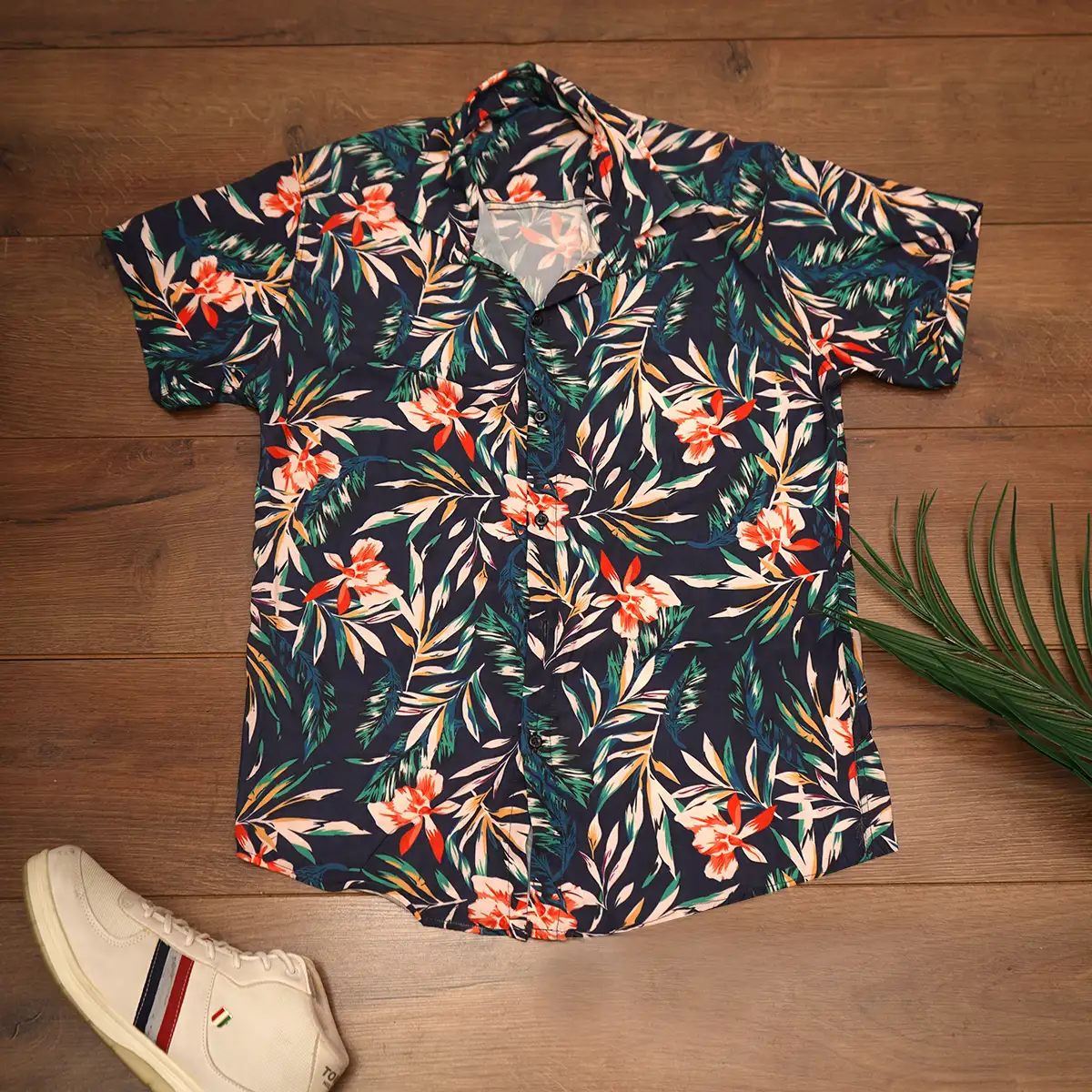 پیراهن هاوایی مردانه مدل OFEK