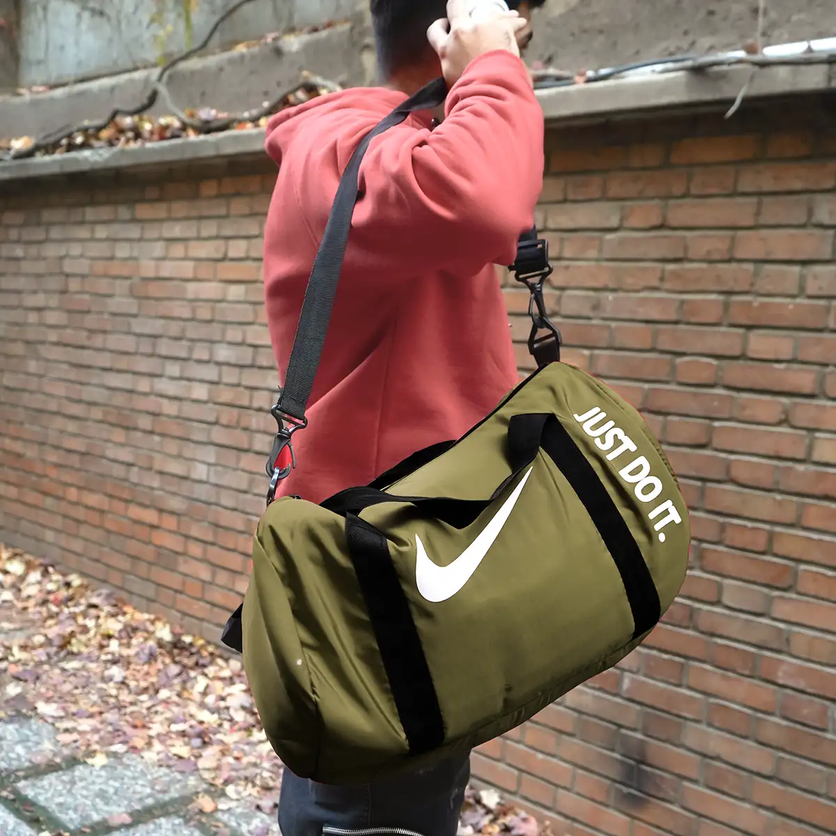 کیف ورزشی نایک سبز مدل jenga