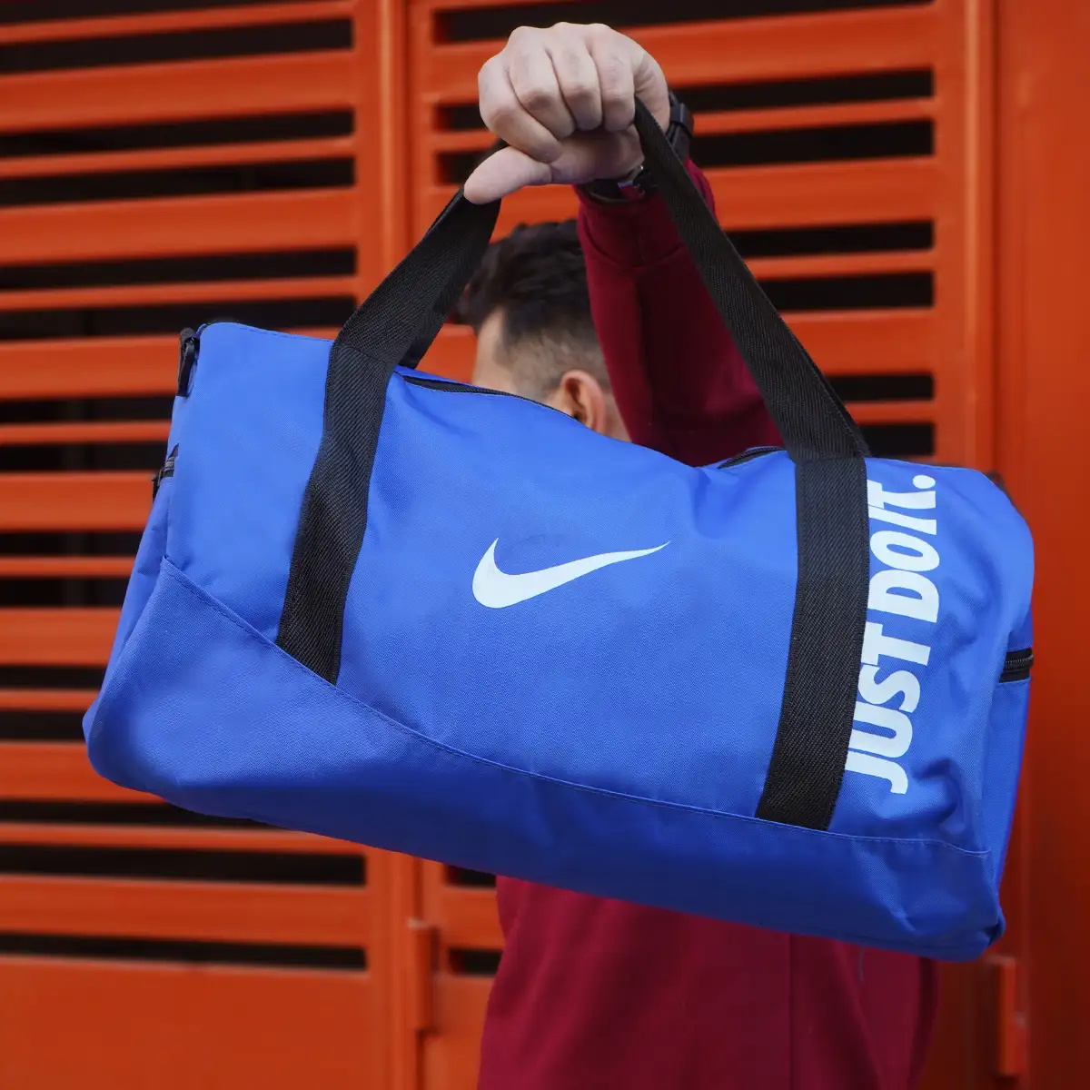 کیف ورزشی just do it آبی مدل W93