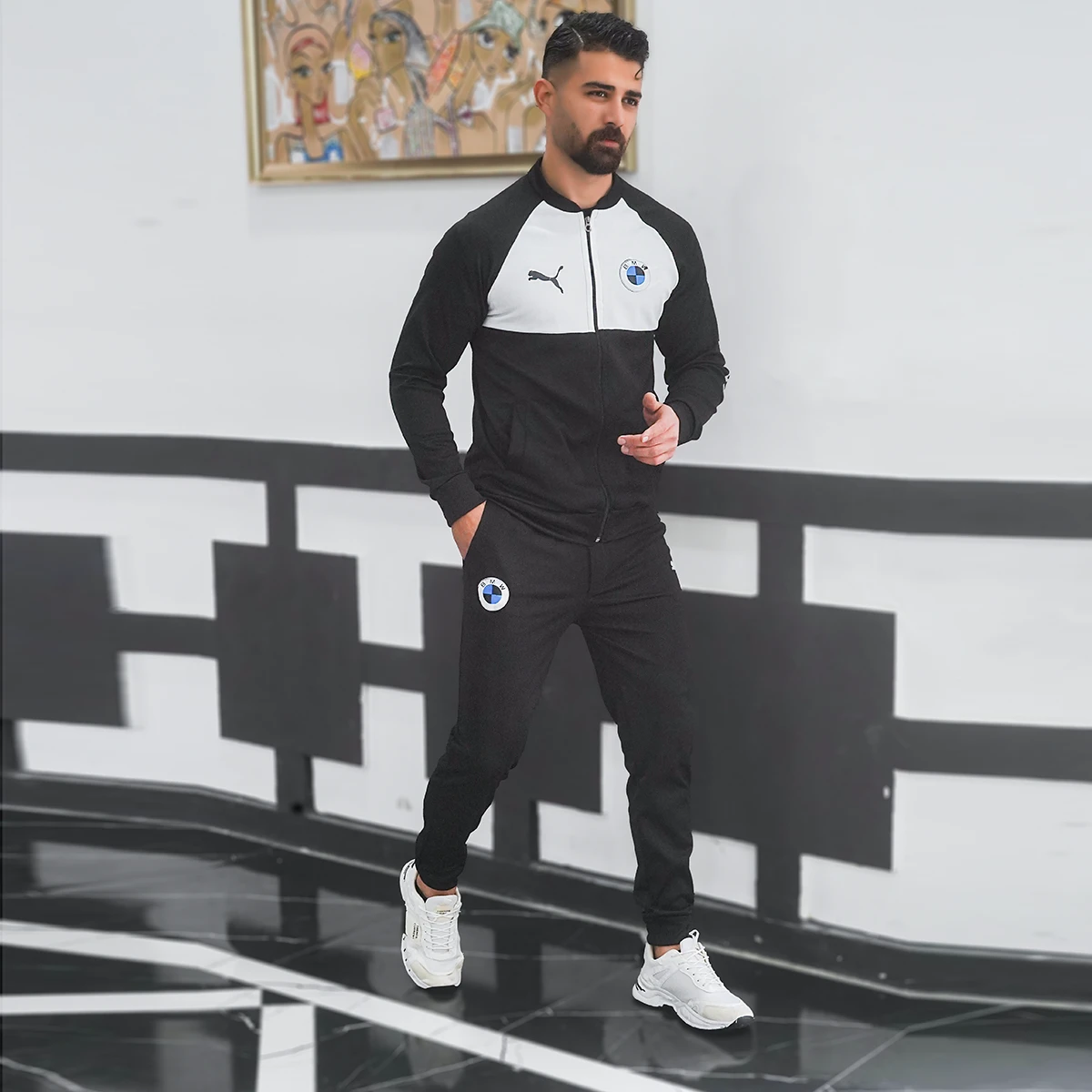 ست سوییشرت شلوار مردانه BMW مدل Rohan