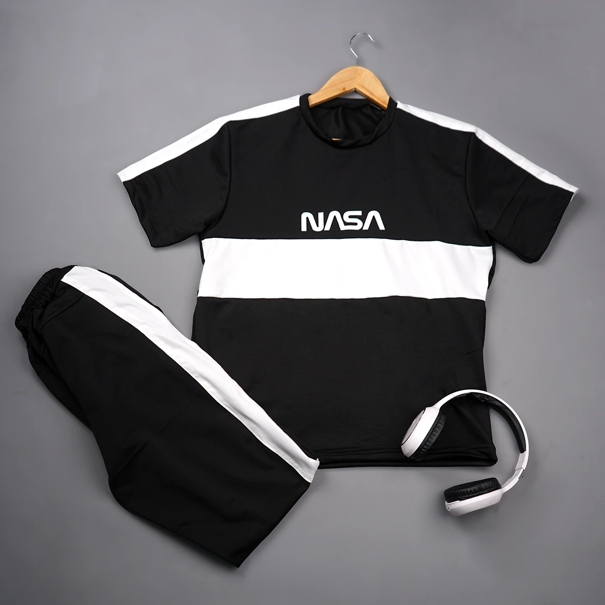 ست تیشرت شلوار nasa مردانه مدل VR