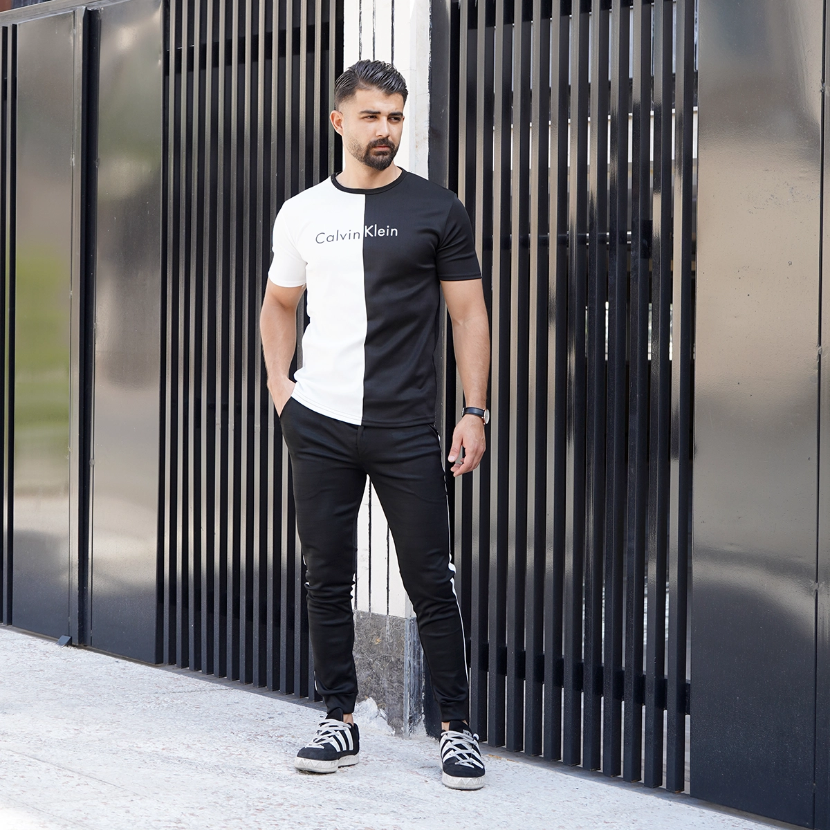 ست تیشرت شلوار مردانه مدل calvin Klein