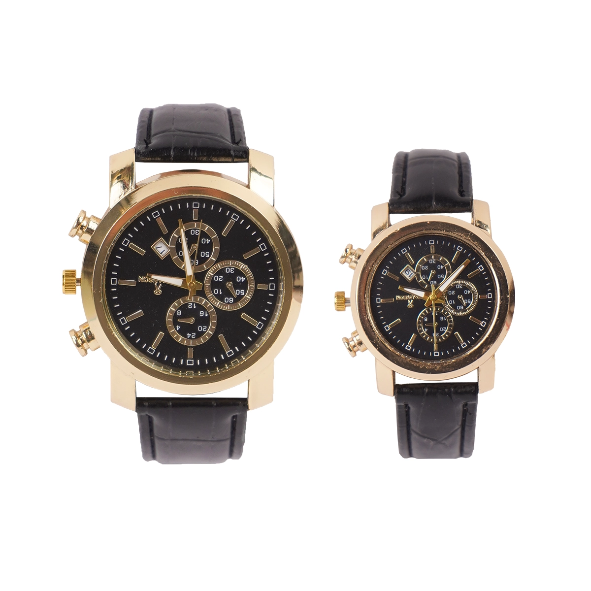 ست ساعت مچی مشکی طلایی Romanson مدل W880