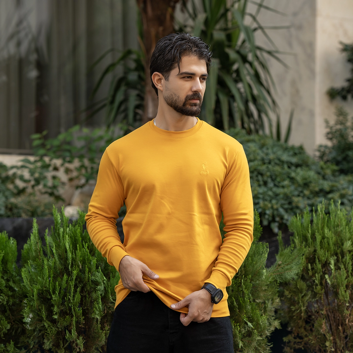 دورس مردانه polo زرد مدل Horosh