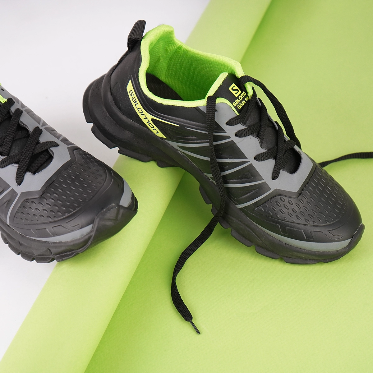 کفش ورزشی مردانه مشکی زیره مشکی مدل Simba