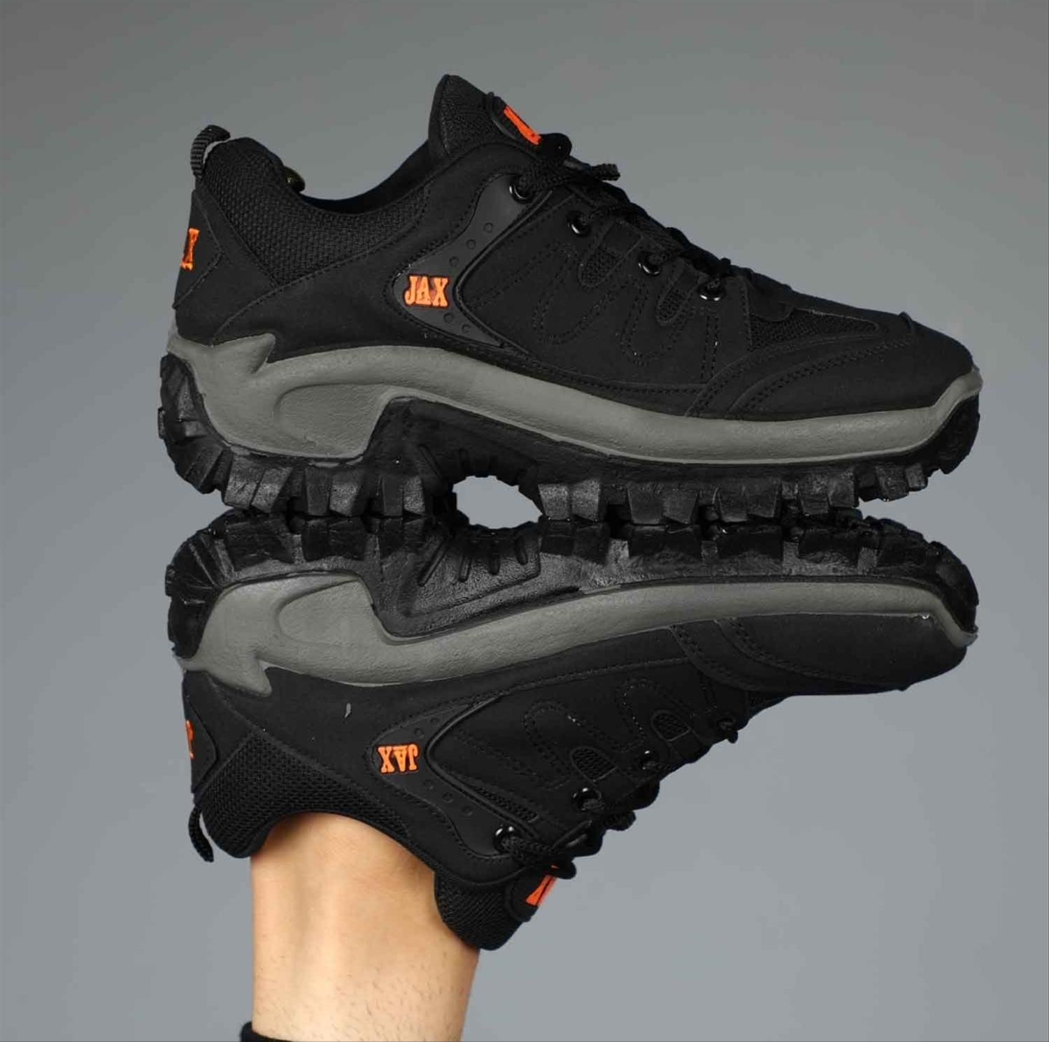 کفش بدون ساق مردانه مشکی مدل JAX