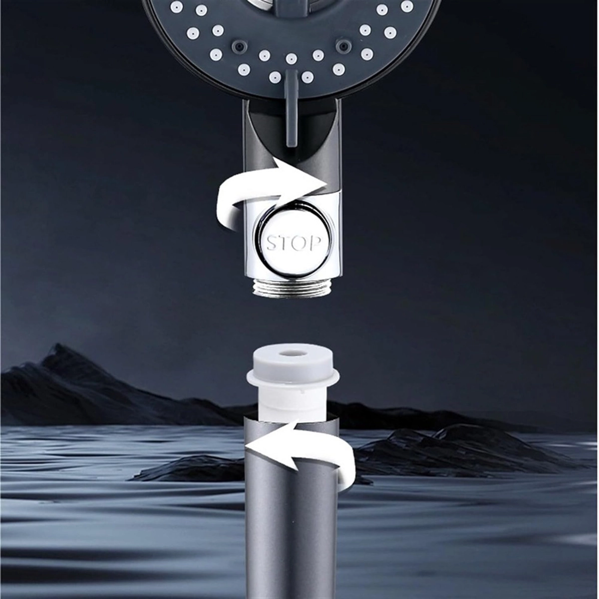 سردوش حمام تلفنی 4 حالته