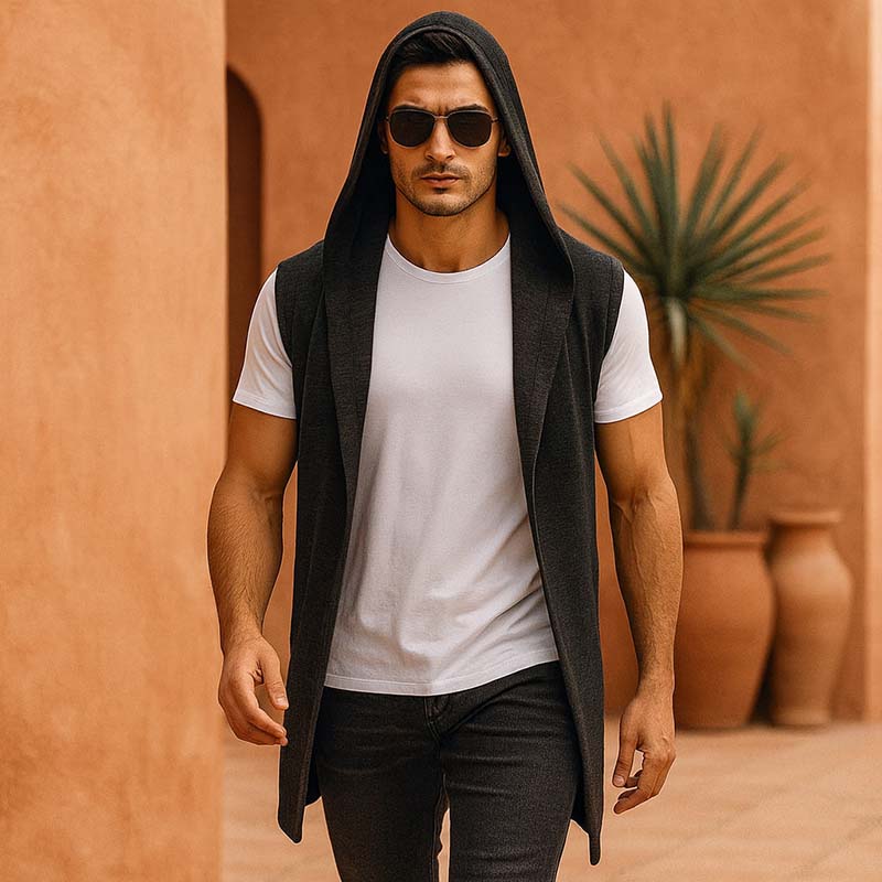 شنل کلاه دار مردانه