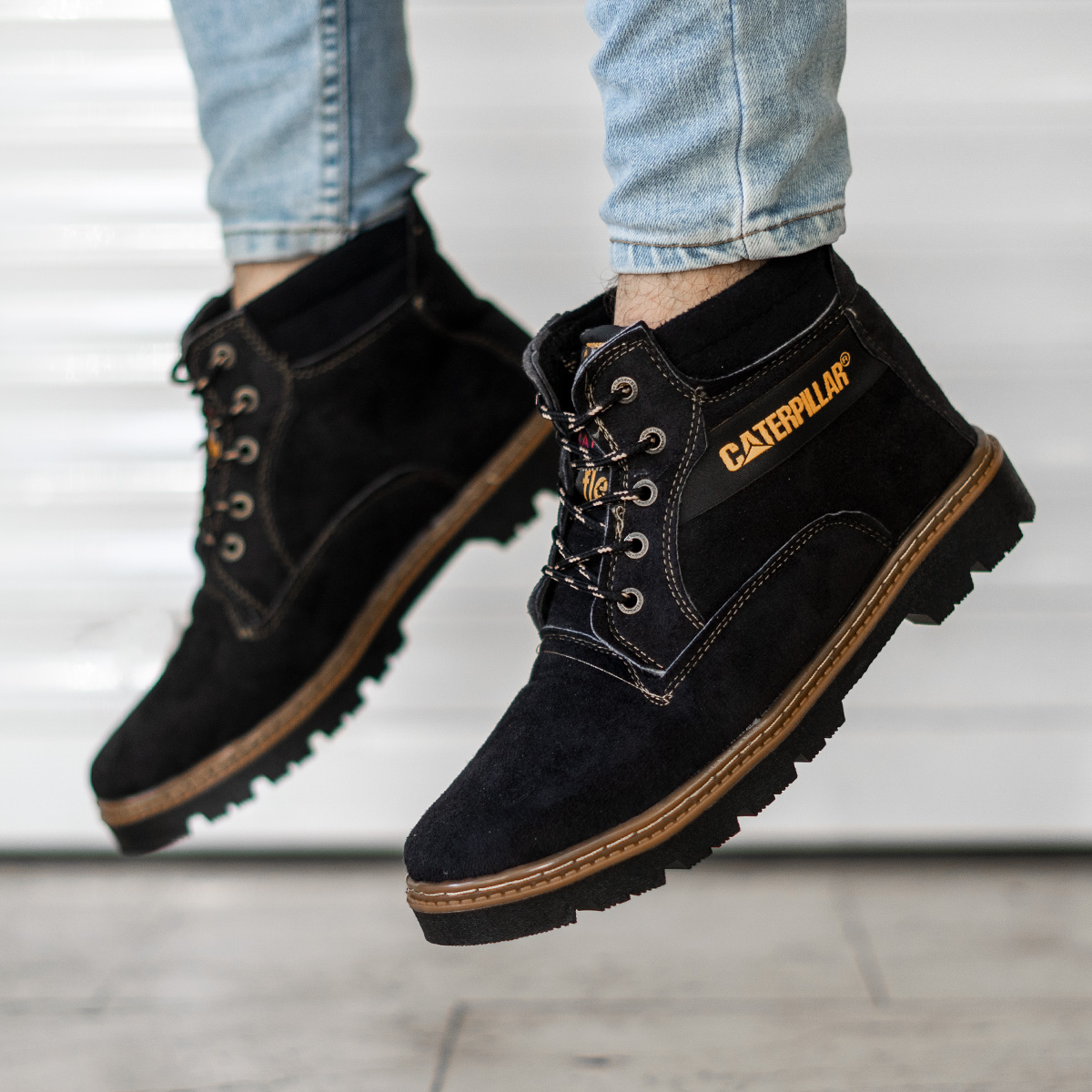 کفش ساقدار CAT مدل AMAX مشکی