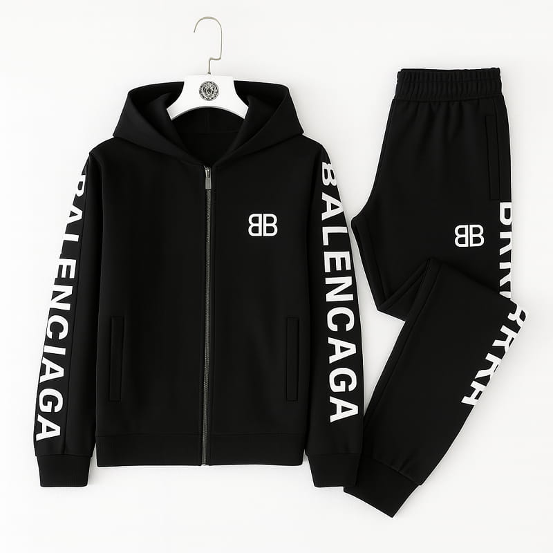 ست سوییشرت شلوار مردانه بالنسیاگا مدل Hami-مشکی