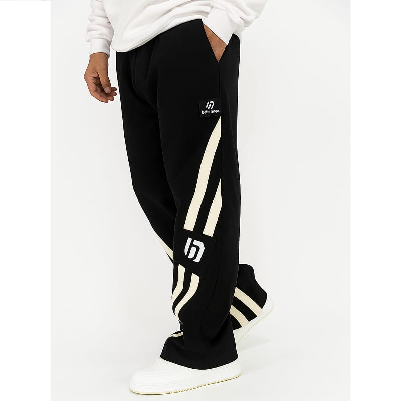 شلوار بنگال کش ۲ نوار مدل shayan-مشکی