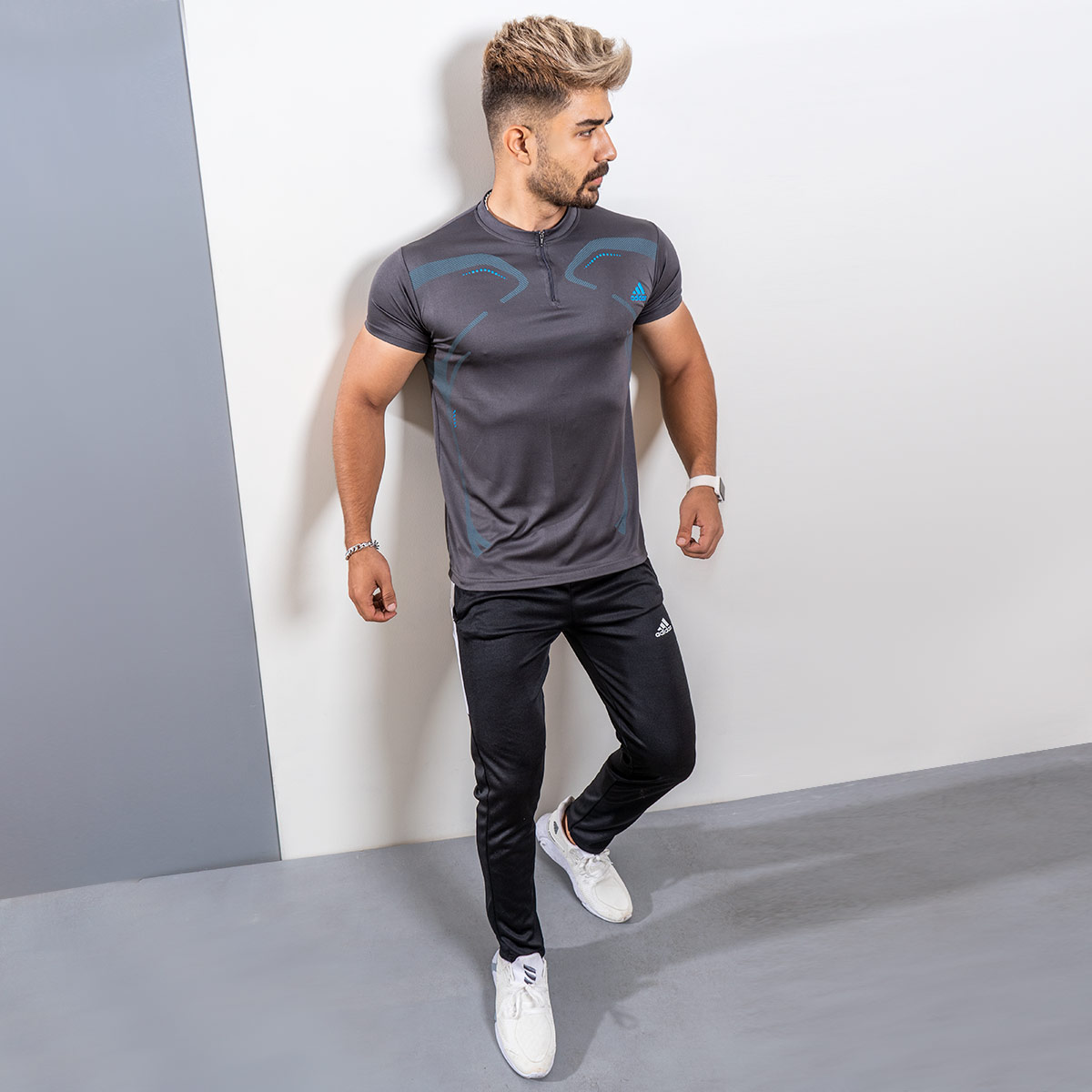 ست تیشرت شلوار Adidas مردانه مدل Virat