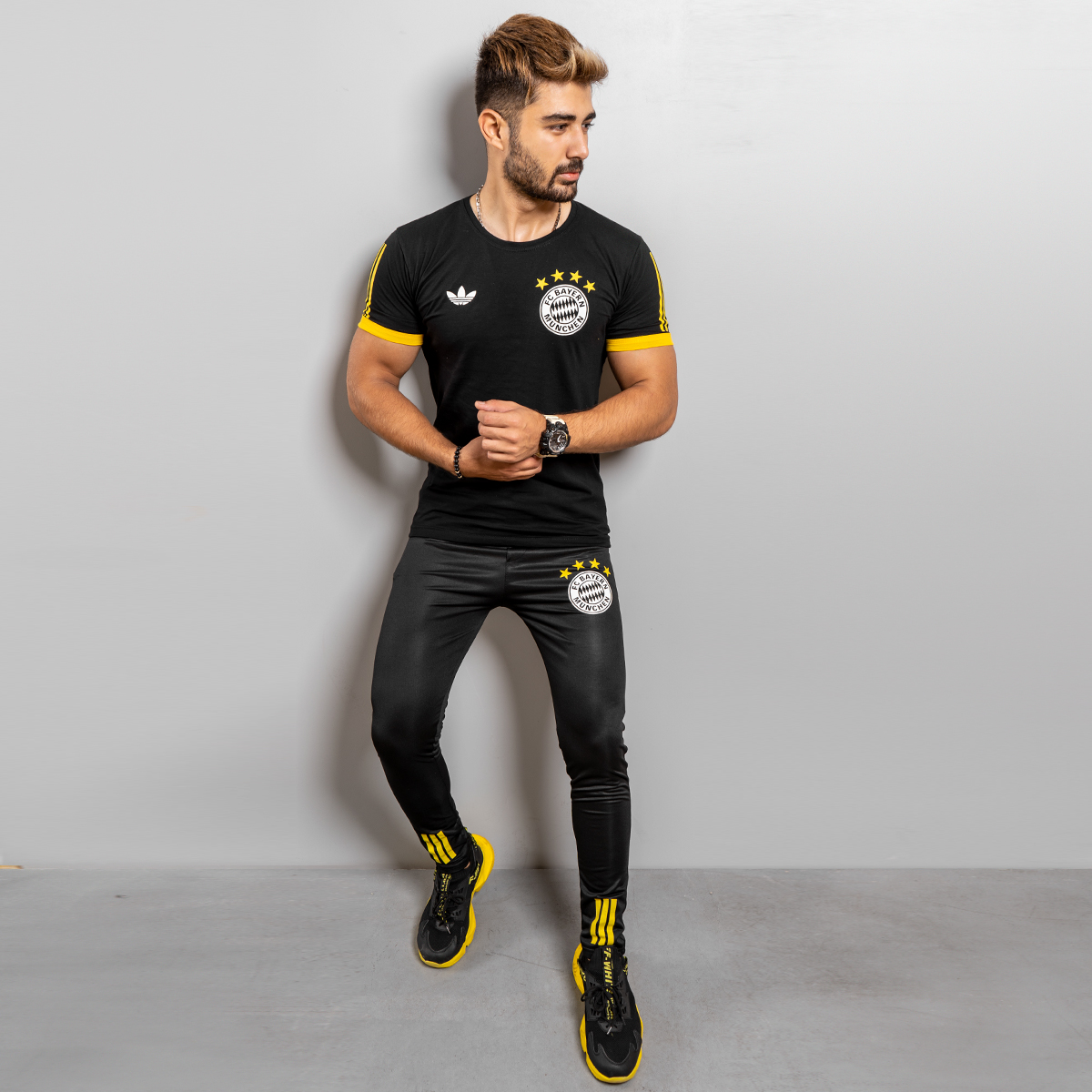 ست تیشرت شلوار بایرن مونیخ مردانه مدل Farshad