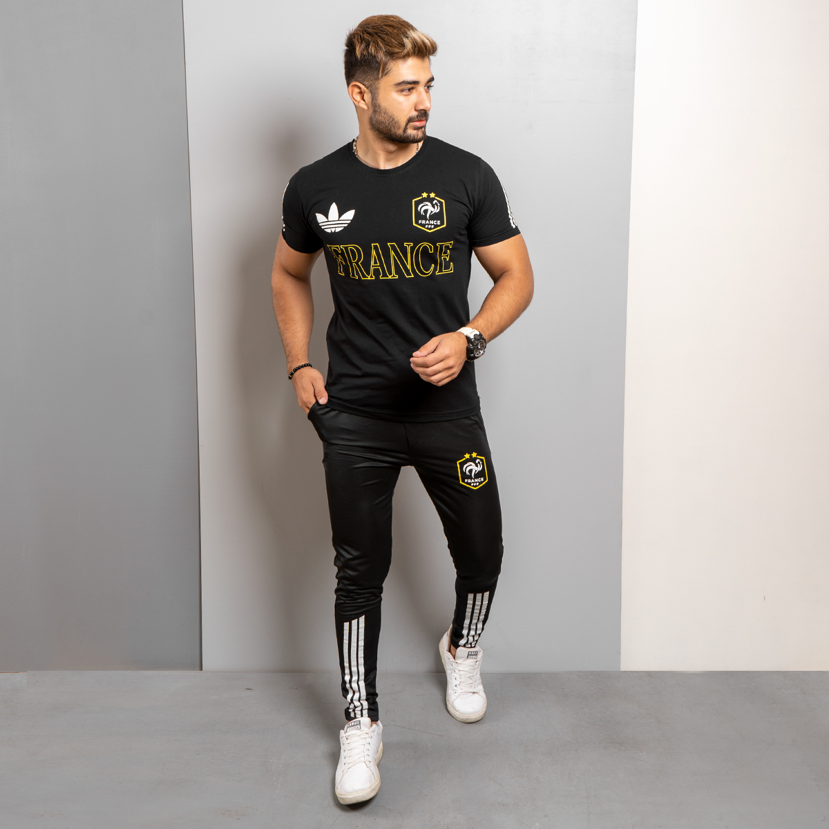 ست تیشرت شلوار France مردانه مدل Unik
