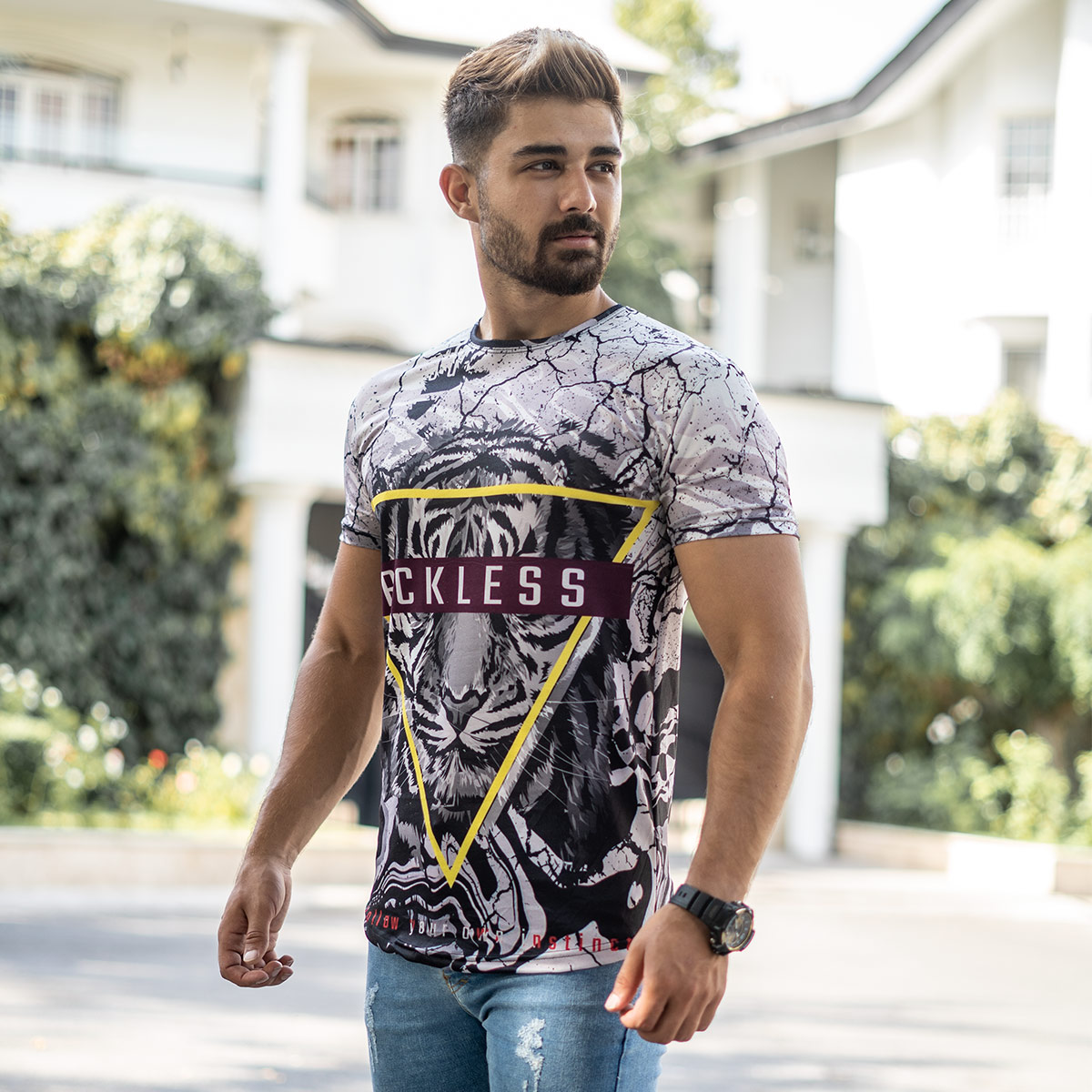 تیشرت Rckless مردانه مدل Tiger