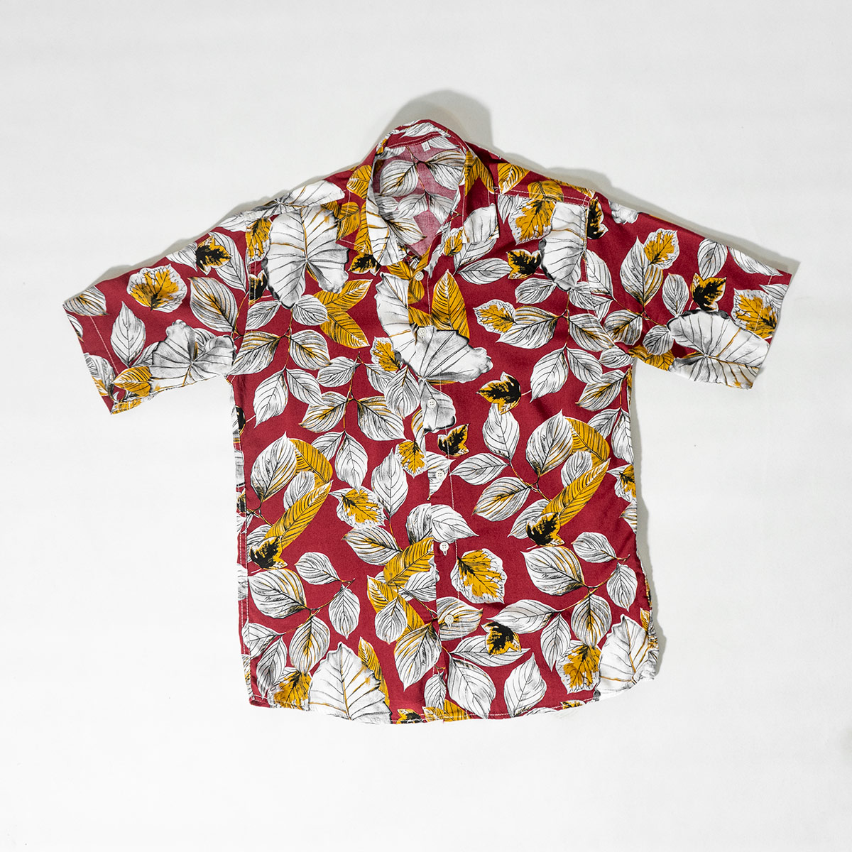 پیراهن هاوایی مردانه قرمز مدل Dena