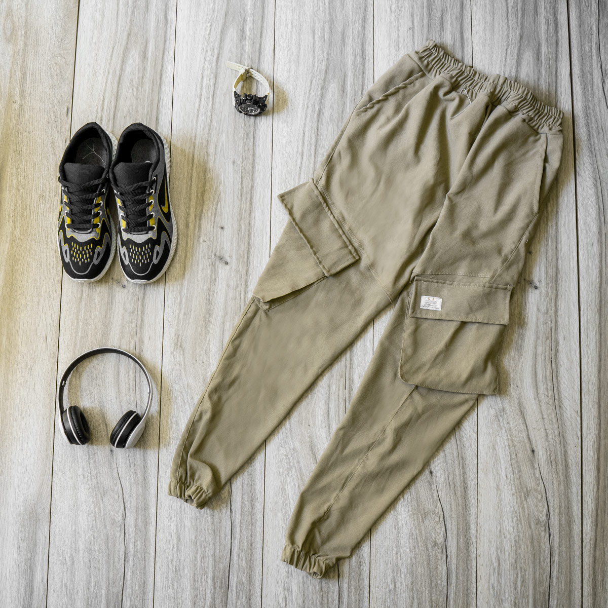 شلوار اسلش کرم مردانه مدل Potin