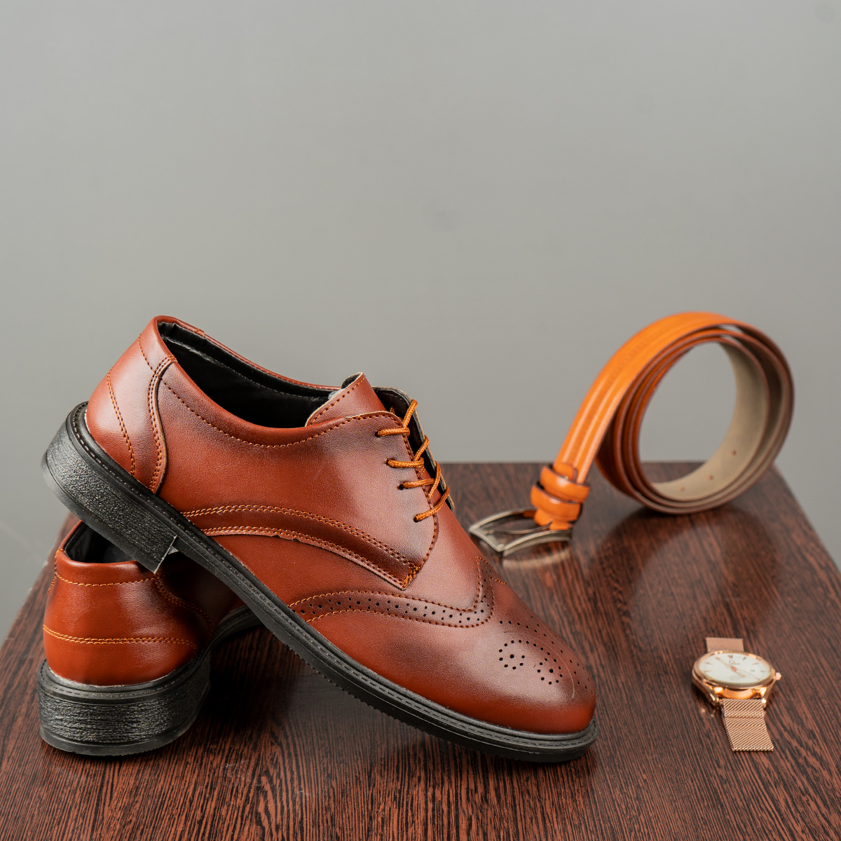 کفش رسمی مردانه قهوه ای مدل Ecco