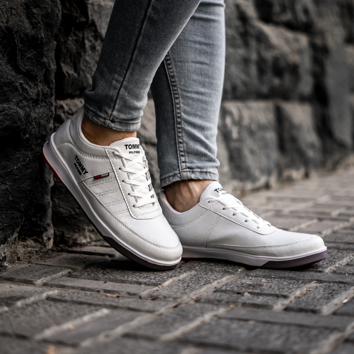 کفش Tommy مردانه سفید مدلOpal