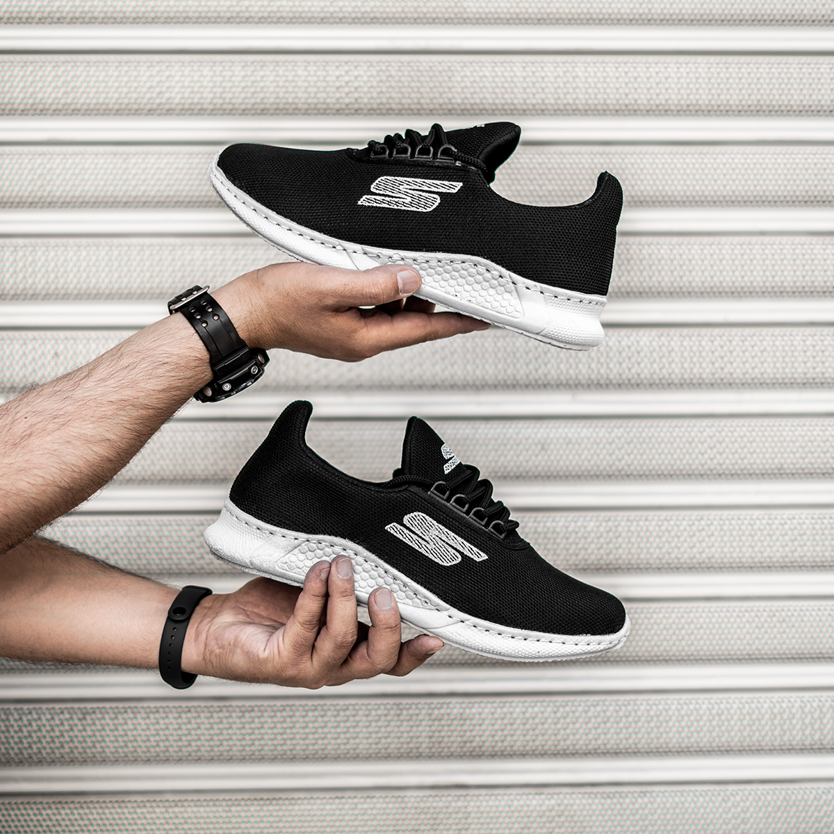 کفش ورزشیSkechers مردانه مشکی مدل Kito(T)